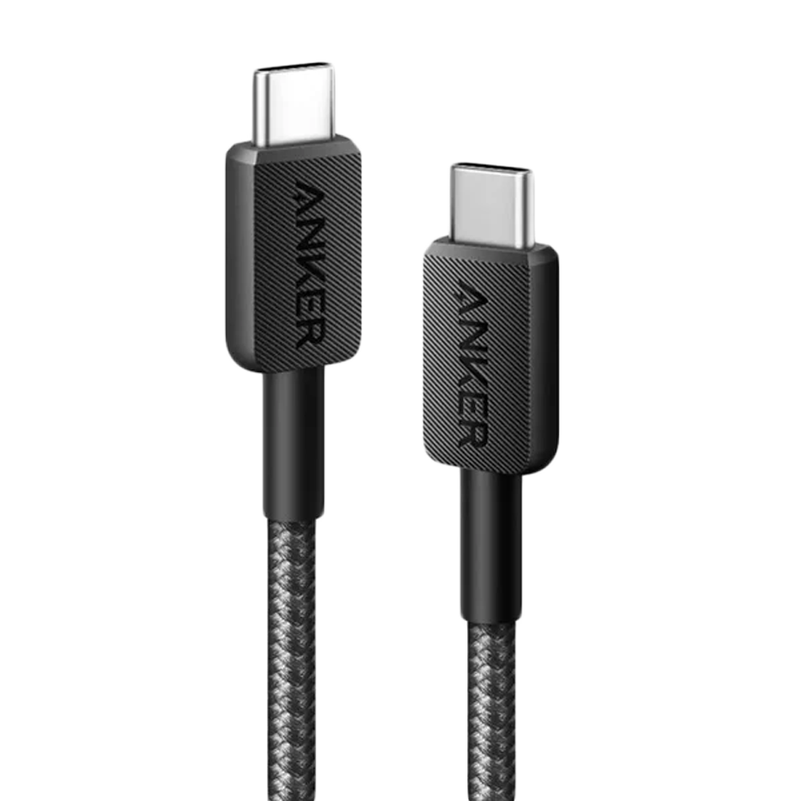 Anker 322 USB-C to USB-C Cable 90 cm Braided Black