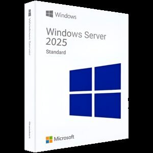 Windows Server 2025 Standard,No Media, WS2022 Std Downgrade w/DVD Media,Multi Lang, Customer Kit