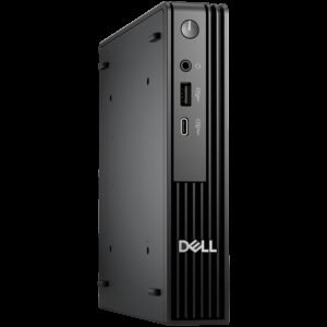 Dell Pro Micro QCM1250, 65W Adpt., Intel Core i3-14100T (4C, up to 4.4GHz), 16GB (1x16GB) DDR5 4800MT/s, M.2 512GB SSD, Intel UHD Integrated, Wi-Fi 6E AX211, BT, RJ-45, Kyb/Mouse (KB216 Adriatic QWERTZ + MS116), Ubuntu 24.04 LTS, 3Y