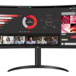 LG 34" UltraWide Zakrivljeni MVA, 3440x1440, 300cd, 3000:15ms, 100Hz, 2xHDMI, DP, Tilt, VESA