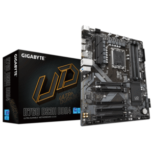 Gigabyte MB [B760 DS3H DDR4]LGA1700; 4xDDR4;2xM.2; 4xSATA6xUSB; HDMI, DP; ATX