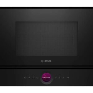 BOSCH mikrovalna Serie 8| CRNA,900W,AutoPilot 10, 21l,Roštilj, 90,180,360,600, Boots W