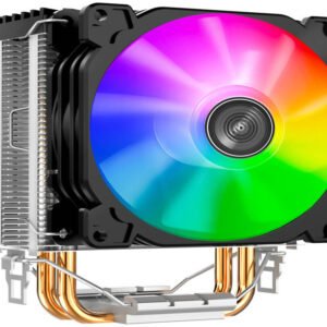 Jonsbo CR-1200 CPU Cooler RGB 92mm, Black, Height 128mm TDP 95W, Single Tower