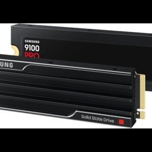 Samsung 9100 PRO 2TB HeatsinkNVMe M.2,PCIe 5.0 x414700MB/s read,13400MB/s write