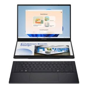 Laptop ASUS Zenbook Duo 14 UX8407AA-SN151X 14"FHD+ OLED TOUCH U9-H484 16C/16T 32GB DDR5 s2TB W11p 2Y