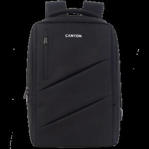 CANYON backpack BPE-5 Urban USB 15.6'' Black