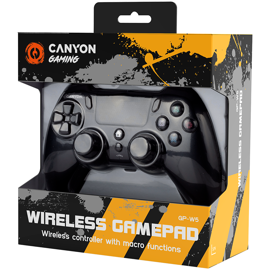CANYON gamepad GP-W5 PS4 Wireless Black - Slika 4