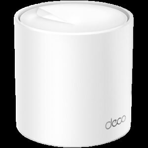 TP-Link Deco X50(1-pack) AX3000 Whole Home Mesh Wi-Fi 6 System, 574 Mbps at 2.4 GHz + 2402 Mbps at 5 GHz, 2Г— Internal Antennas, 3Г— Gigabit Ports (WAN/LAN auto-sensing), 2 Streams and HE160 for 5GHz, Deco App, Router/AP Mode, IPv6, IPTV, HomeShield