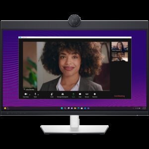 Monitor DELL P2724DEB Video Conferencing 27", 2560x1440, QHD, IPS Antiglare, 16:9, 1000:1, 350 cd/m2, 8ms/5ms, 178/178, 2xDP, HDMI, 2xUSB-C (DP/PD), USB-B, 3xUSB-A, RJ-45, Audio line out, 2x5W Speaker, Cam, Mic, Tilt, Swivel, Pivot, Height Adjust, 3Y