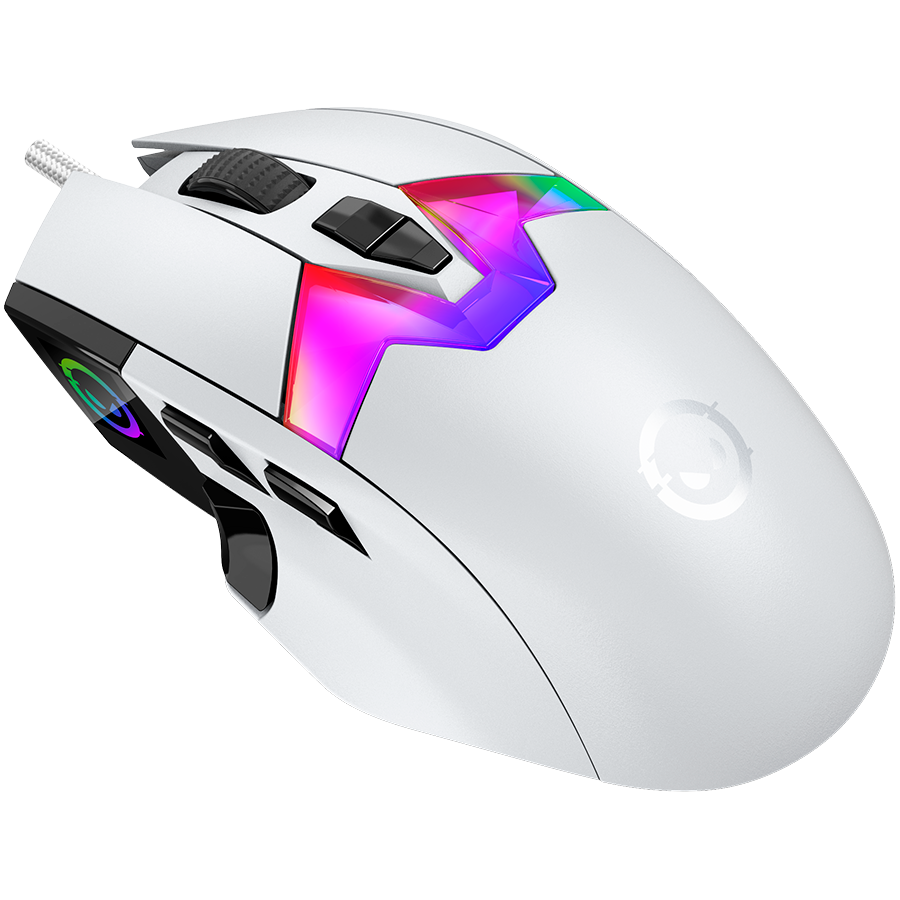 LORGAR MSP80, 8000 Hz Gaming Mouse Pro, White - Slika 2