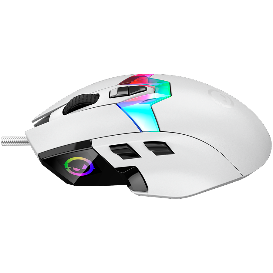 LORGAR MSP80, 8000 Hz Gaming Mouse Pro, White - Slika 3