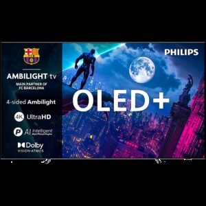 Philips 65OLED950/12 4K GOOGLE TV OLED+, 4-SIDE AMBILIGHT TV, 144 Hz, DUAL P5 AI Procesor, 164 cm (65''), Dolby Vision and Dolby Atmos
