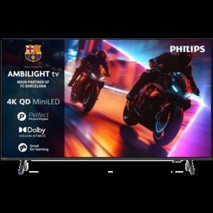 Philips 85MLED910/12 AMBILIGHT 4K Quantum Dot Mini-LED 144 Hz, 215.9 cm (85''), P5 Perfect Picture Engine, Smart TV Titan OS, Dolby Vision i Atmos