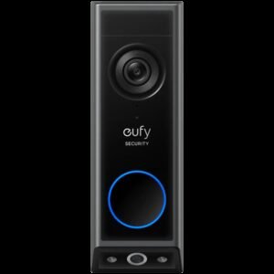 Anker, eufy Video Doorbell E340 With Chime Black, 2 Cameras, 2K, FHD