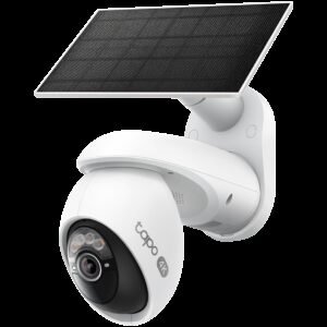 TP-Link Tapo C660 KIT Solar-Powered Pan/Tilt Security Camera Kit, 4K 8MP (3840x2160), 2.4 GHz/5 GHz, 10000mAh rechargeable lithium-ion battery, Solar panel (5.2V, 2.5W), Pan/Tilt, Non-Stop Power, Smart Detection and Notifications, AI tracking