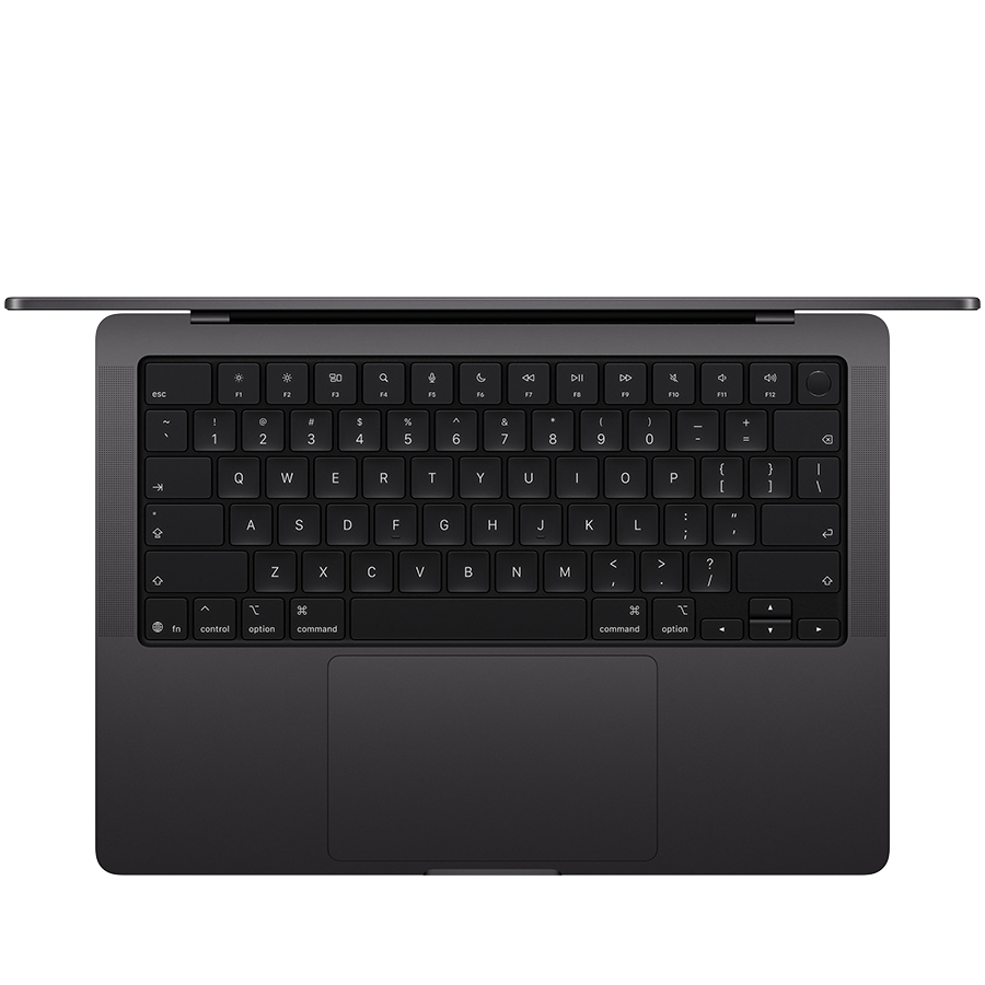 MacBook Pro 14-inch, Space Black,Model A3426,APPLE M5 PRO, 15C CPU, 16C GPU,24GB unified memory,70W USB-C Power Adapter,1TB SSD storage,3x TB5, HDMI, SDXC, MagSafe 3, Touch ID,XDR display,Standard display,Force Touch Trackpad, KEYBOARD-INT - Slika 2