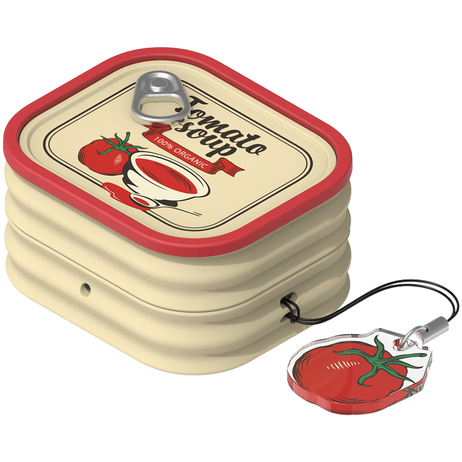 Samsung Galaxy Buds4 / Buds4 Pro Food Can Case Red - Slika 3