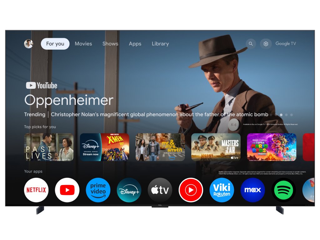 TCL 98"C7K 4K QD-Mini LED TV144Hz Google TV; Game Master;Audio BANG & OLUFSEN; HDR Premium; - Slika 3