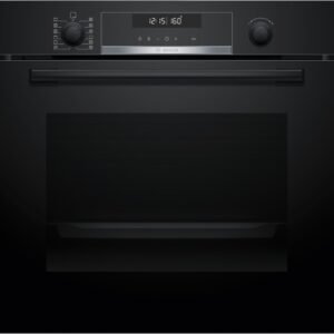BOSCH pećnica  Serie 6| CRNA, A, PIROLIZA, AutoPilot 30,71L,AirFry, Teleskopska vodilica, 10 progra