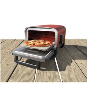 Ninja vanjska pec za pizzu8u1 uredjaj, snaga 2400W,Woodfire tehn. do 30% brze, tezina 22kg,
