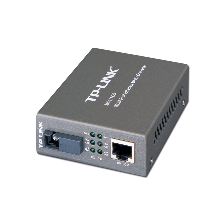 TP-LINK 10/100M RJ45 to 100M single-mode SC fiber Converter MC111CS - Slika 4