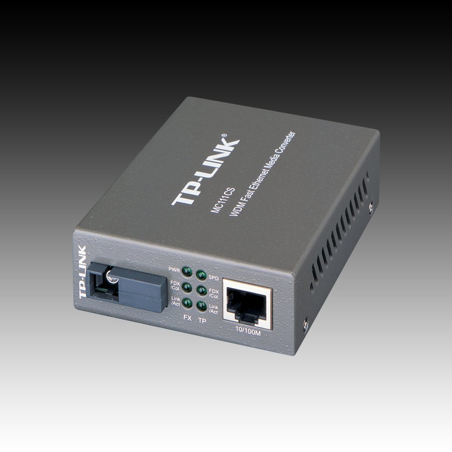 TP-LINK 10/100M RJ45 to 100M single-mode SC fiber Converter MC111CS - Slika 3