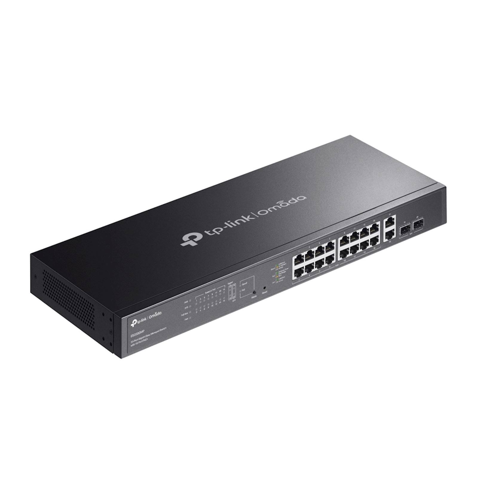 Switch TP-Link Omada 20-Port Gb Easy Managed 16-Port PoE+ ES220GMP - Slika 2
