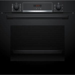 BOSCH pećnica  Serie 4| CRNA,A, 71L,8 programa, Piroliza, Dodavanje pare