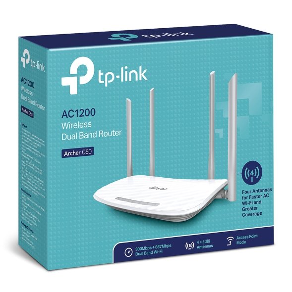 TP-Link ARCHER C50 AC1200Wireless Dual Band Router - Slika 2