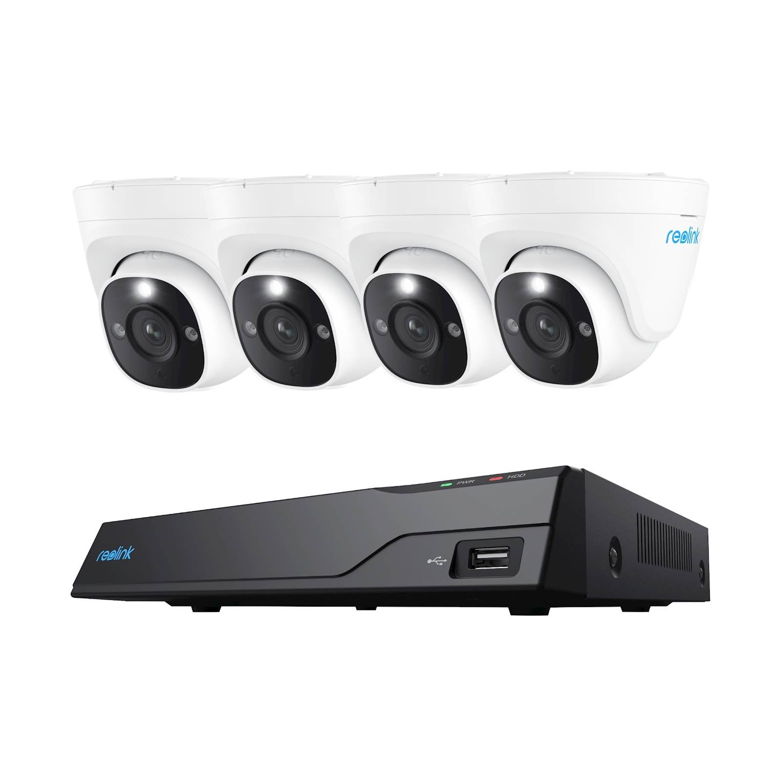 Reolink NVR snimač NVS8-8MD4 4K 8 kanalni NVR. 2TB HDD, 4x kamera POE 8 MP