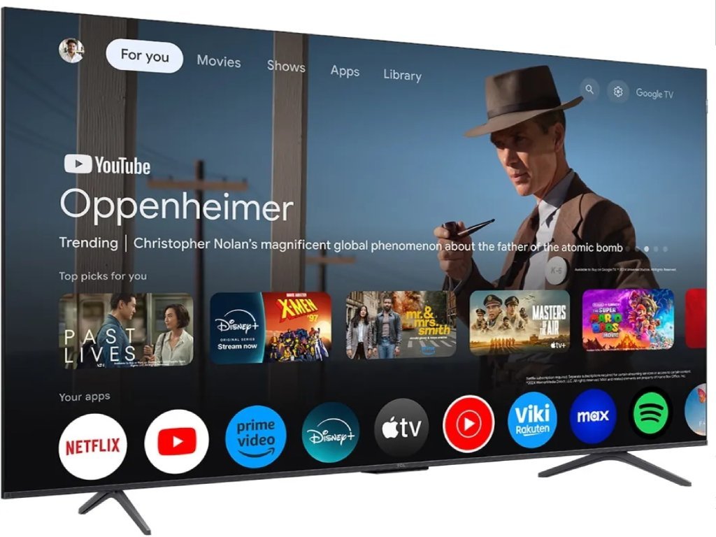TCL 85"P8K 4K QLED TV 144HzGoogle TV; Motion Clarity Pro;Game Master; Onkyo 2.1; - Slika 2