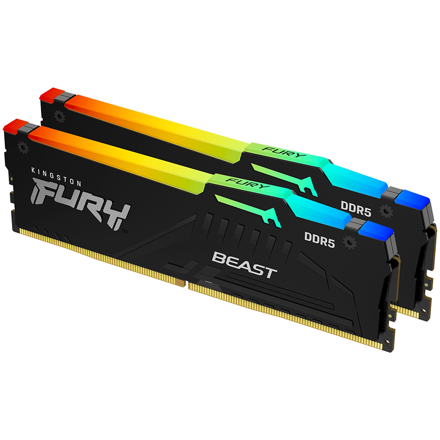 Kingston 32GB 5600MHz DDR5 RGBFury Beast (2x16), CL36, EXPO - Slika 2