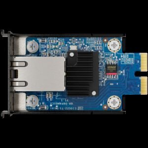 Synology E10G22-T1-MINI 10GbE RJ-45 network upgrade module for compact Synology servers, 10/5/2.5/1 Gbps Multi-Gig support, PCIe 3.0 x2, for models DP340, DS1525+, DS923+, DS723+, RS422+, DS1522+