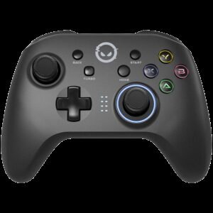 LORGAR TRIX-510, Gaming controller, Black, BT5.0 Controller with built-in 600mah battery, 1M Type-C charging cable ,6 axis motion sensor support nintendo switch ,android,PC, IOS13, PS3, normal size dongle,black