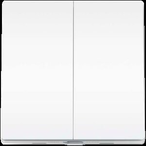 Smart Light Switch 2 Gang 1 Way