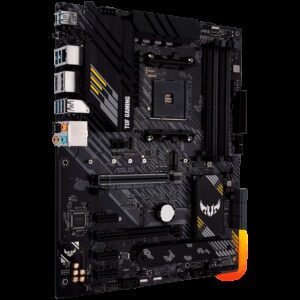 ASUS TUF GAMING B550-PLUS AM4 ATX gaming MB - AMD B550 4xDIMM DDR4 2xM.2 4xSATA PCIe 4.0 2.5Gb Ethernet 1xDisplayPort 1xHDMI with Aura Sync RGB lighting support