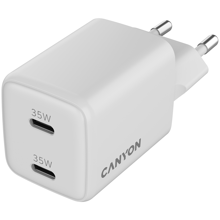 CANYON charger CU35CC GaN 35W 2xPD EU White - Slika 3