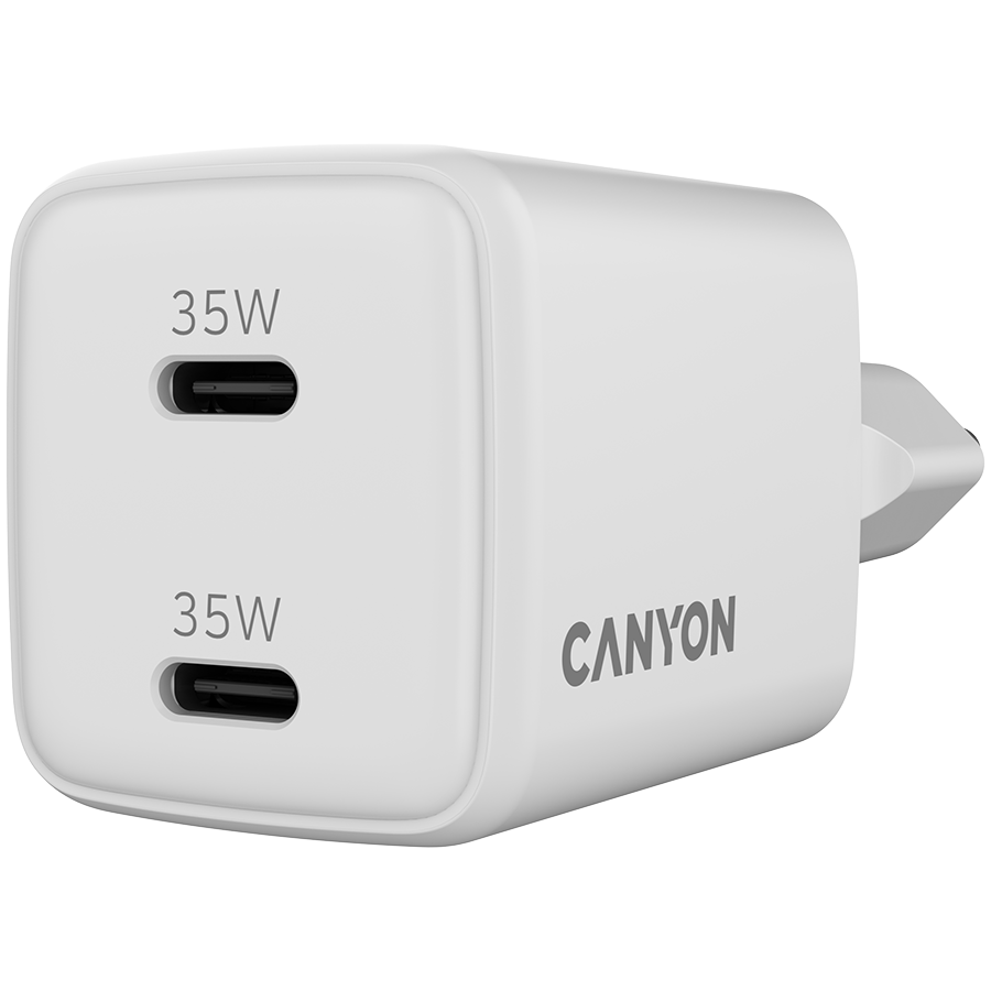 CANYON charger CU35CC GaN 35W 2xPD EU White - Slika 4