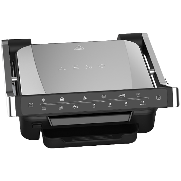 AENO Electric Grill EG3: 2000W, 7 automatic programs +Manual mode, 4 Degrees of Roast, Color indication, Removable plates Plate size 292*230mm
