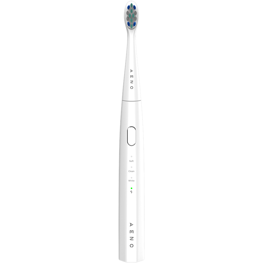 AENO Sonic Electric toothbrush, DB7: White, 3modes, 1 brush head + 2 stickers, 30000rpm, 100 days without charging, IPX7 - Slika 4
