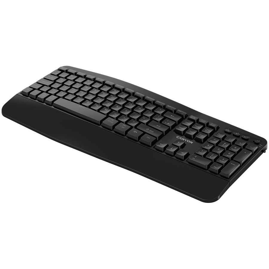 CANYON keyboard HKB-W6 Wireless Black - Slika 3