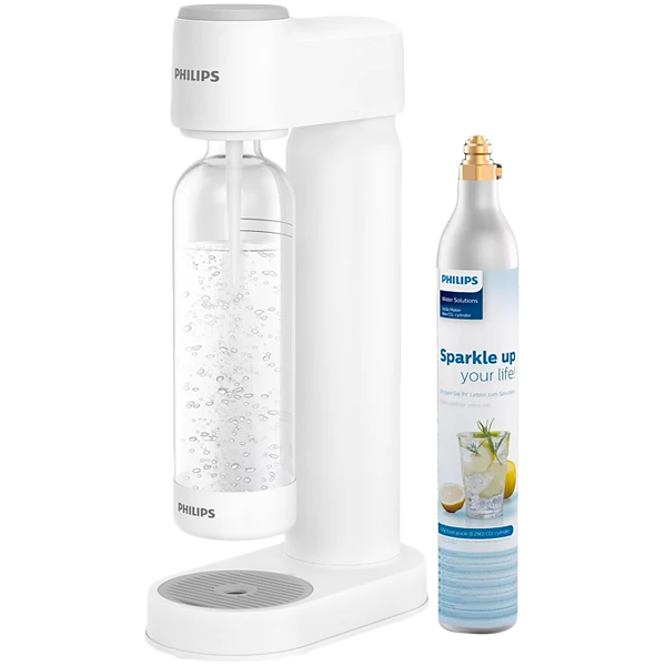 PHILIPS Aparat za gaziranu vodu ADD4901WH/10 GoZero, PET boca 1 l, bez struje, bijeli