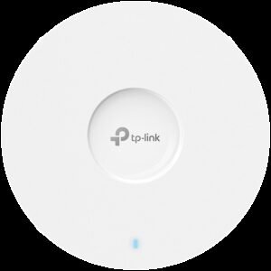 TP-Link EAP613 AX1800 Ceiling Mount Dual-Band Wi-Fi 6 Access Point, 1 x Gigabit RJ45 Port,574Mbps at  2.4 GHz + 1201 Mbps at 5 GHz, 802.3at POE and 12V DC (Power Adapter is not included), 2xInternal Antennas, MU-MIMO, Seamless Roaming, Band Steering