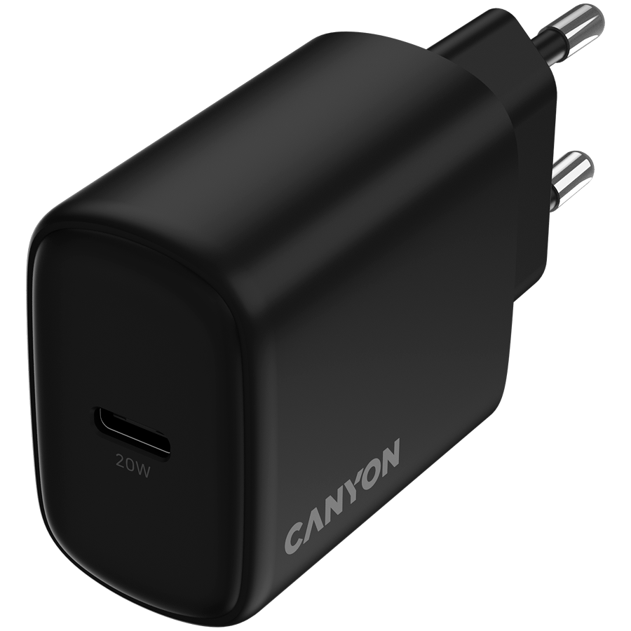 CANYON charger OnCharge 200 20W 1xPD EU Black - Slika 4
