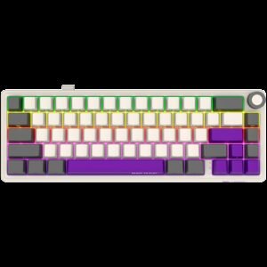 LORGAR KBP70MW, Wireless 65% Mechanical Gaming Keyboard Pro, Beige, CZ/SK layout