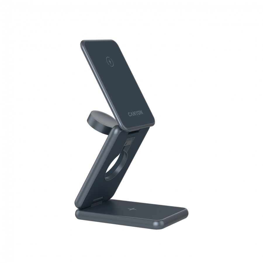 CANYON Foldable wireless charger OnCharge 309 15W 3in1 Metal - Slika 3