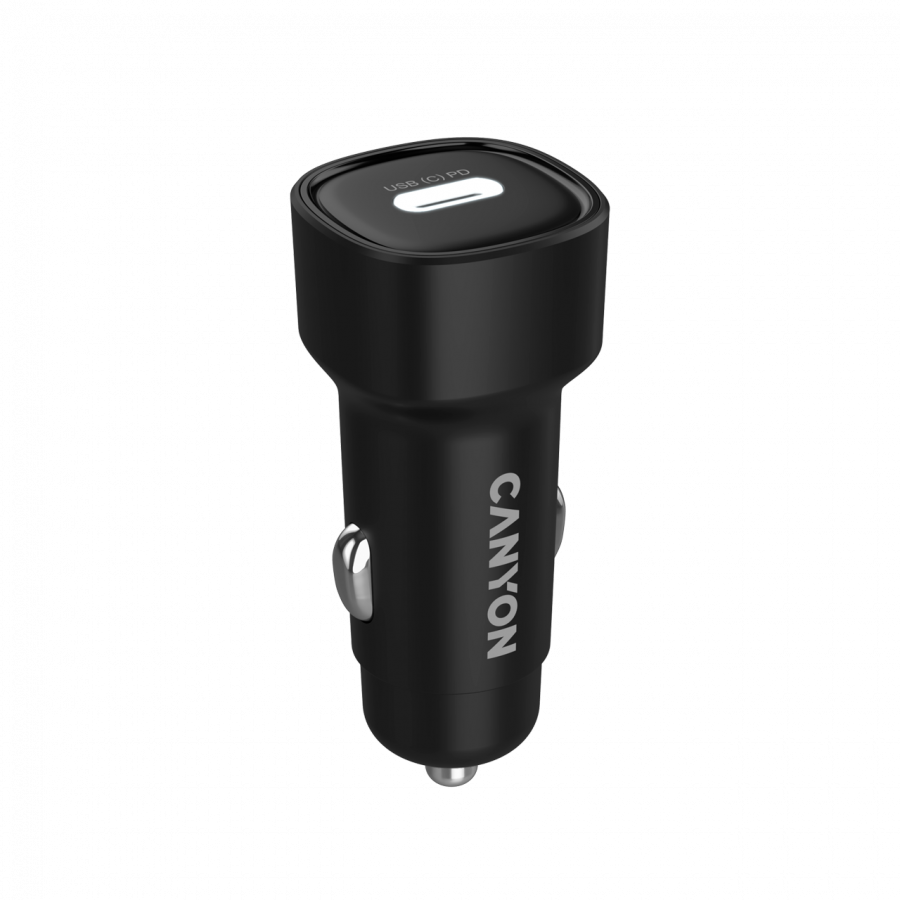 CANYON car charger OnDrive 30 PD 30W USB-C Black - Slika 4