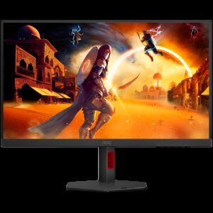 AOC Monitor Gaming Q27G4ZR 27" Fast IPS, 2560x1440, 240Hz (260Hz OC), 0.3ms MPRT (1ms GtG), 400 cd/m2, 1000:1, Adaptive Sync, G-SYNC compatible, HDR 400, 2x HDMI, 1x DP, Speakers, Full Ergo