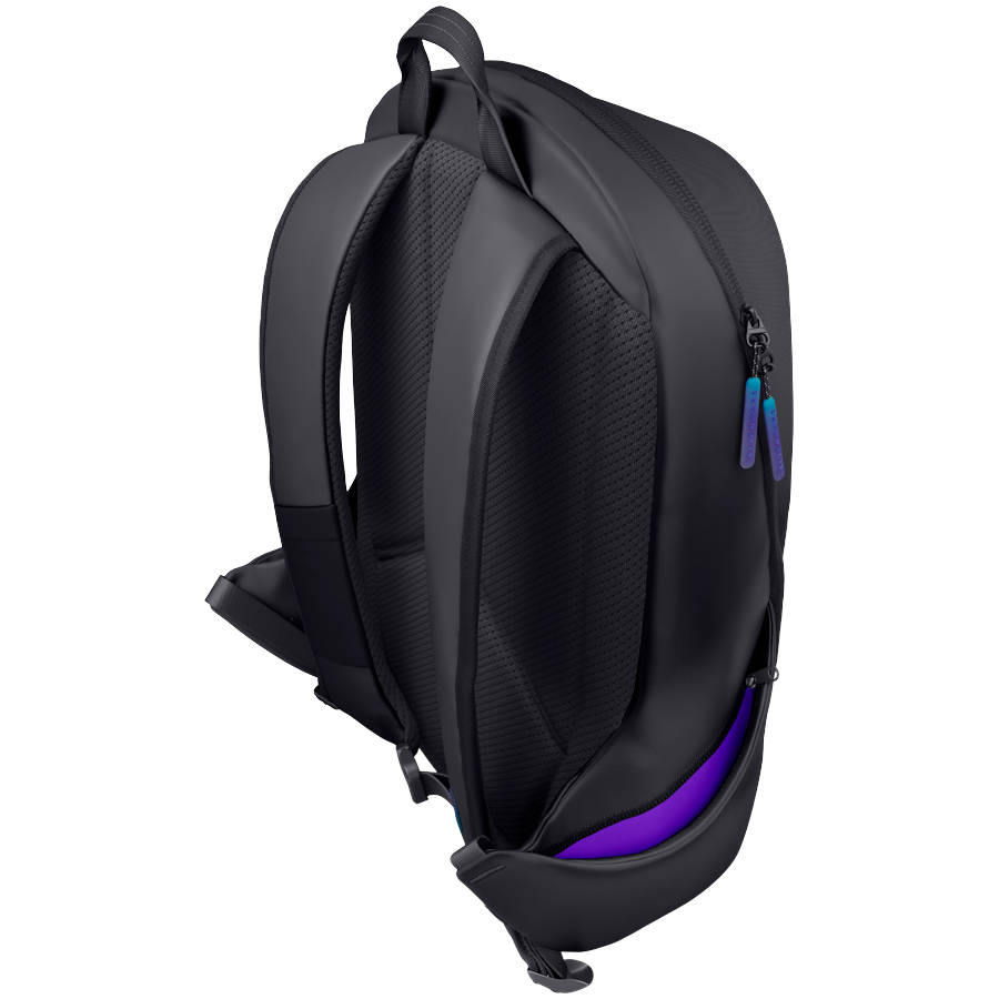 Dell Alienware 16" Backpack - AW5625P, Mesh back, Breathable Back, Buckle, Black, 3Yr - Slika 3