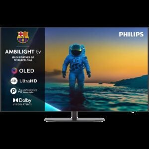 Philips 65OLED820/12 4K Google TV OLED,  AMBILIGHT TV, 144 Hz,  P5 AI Procesor, 164 cm (65''), Dolby Vision and Dolby Atmos